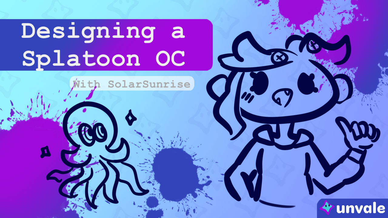 Designing a Splatoon OC with Solar Sunrise