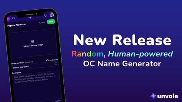 Chagelog: OC Name Generator