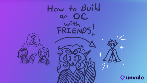 Friends work together to come up with a new OC!