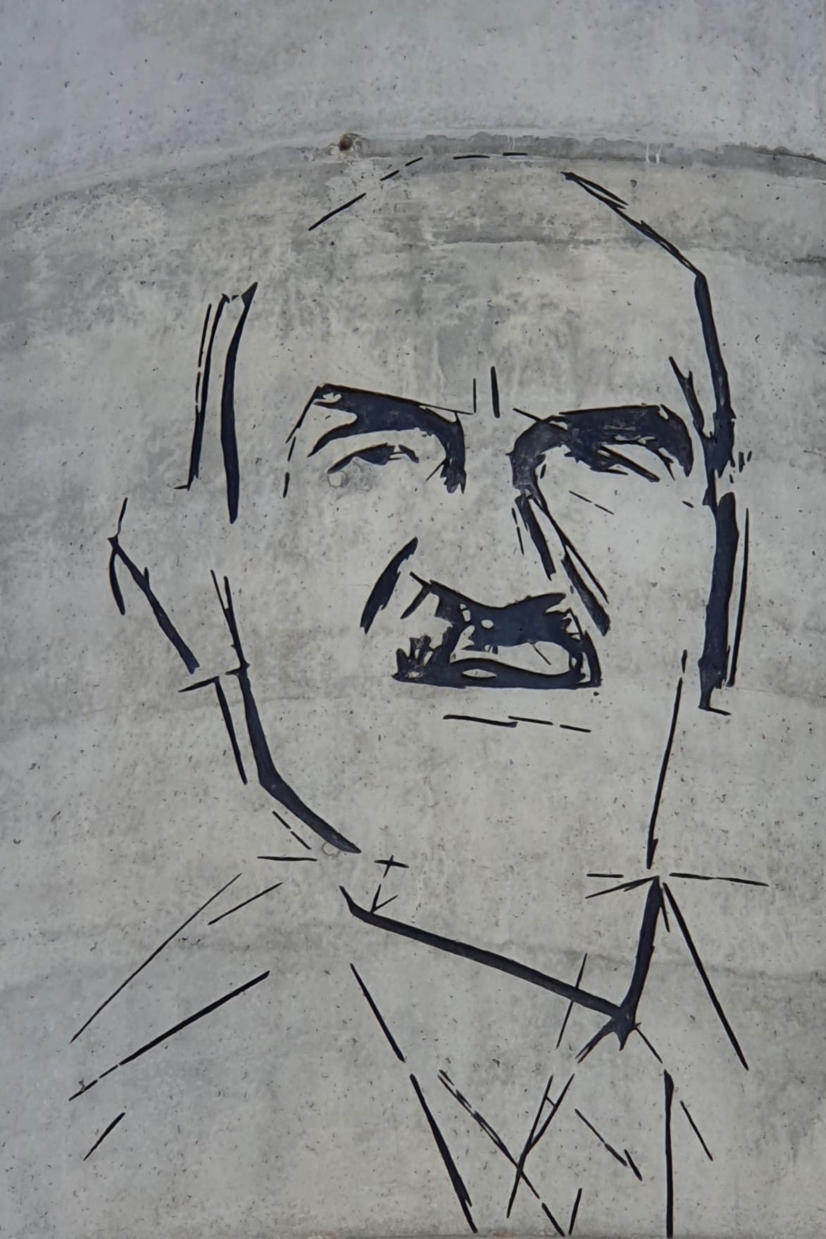 Retrato de António Champalimaud, Júlio Pomar, Centro Champalimaud, Lisboa 2004