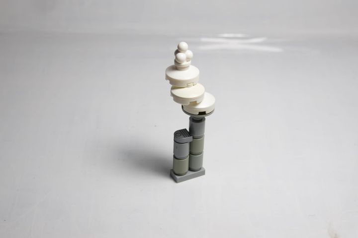a lego model of a petroleum refiner