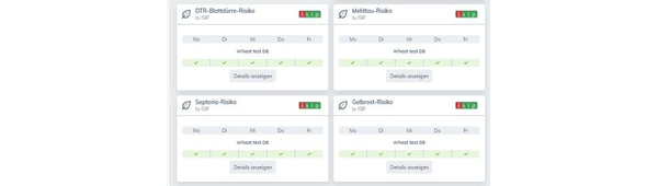 Neu: ISIP-Daten und Prognosen jetzt in Sencrop-App integriert