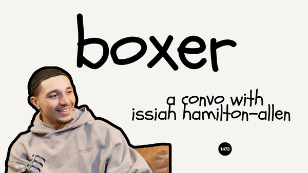 "Don't let anyone tell you that you can't do something" - A convo with Issiah Hamilton-Allen