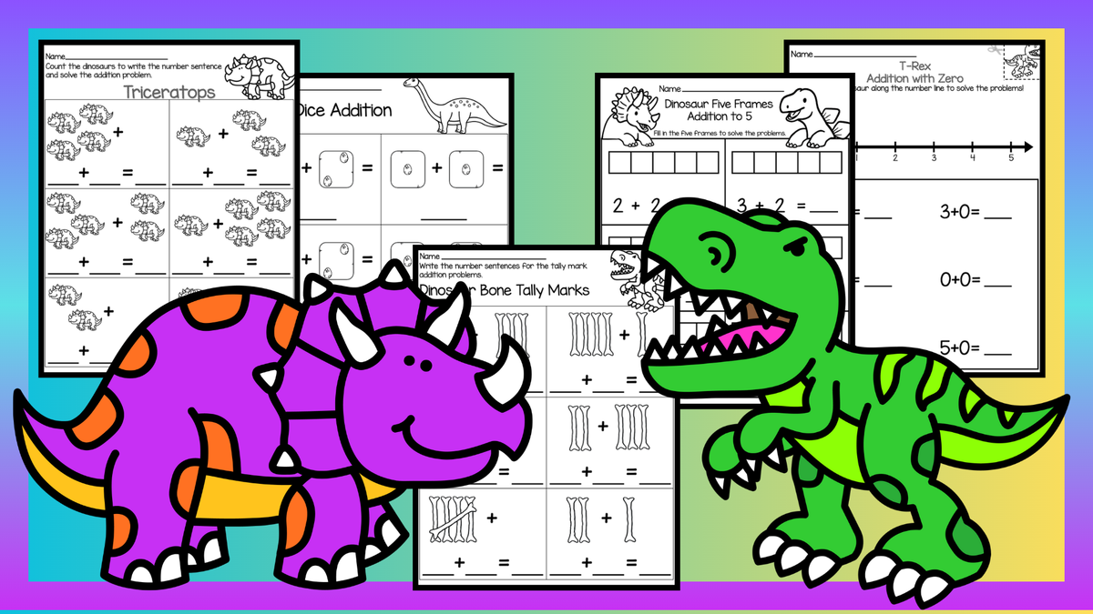 Dinosaur Addition within 5