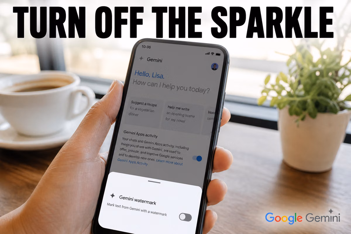 Google makes the Gemini sparkle optional, keeps the hidden check Feature Image