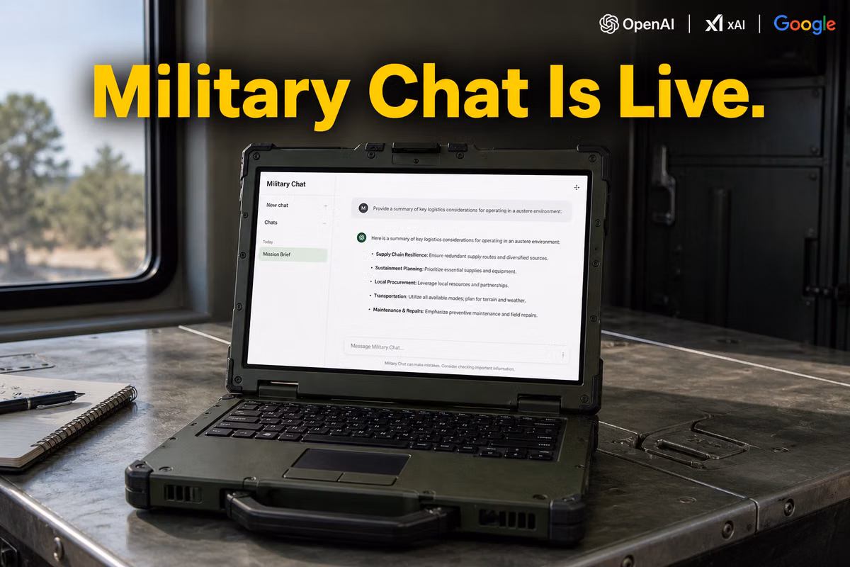 The Pentagon put ChatGPT and Grok on GenAI.mil for millions of staff Feature Image