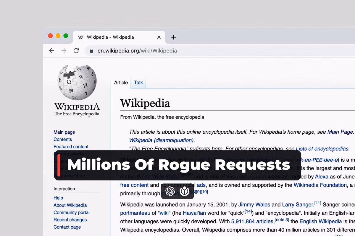 Wikipedia Says OpenAI Agents Tried to Hijack Its Tools and Flooded Its Servers Feature Image