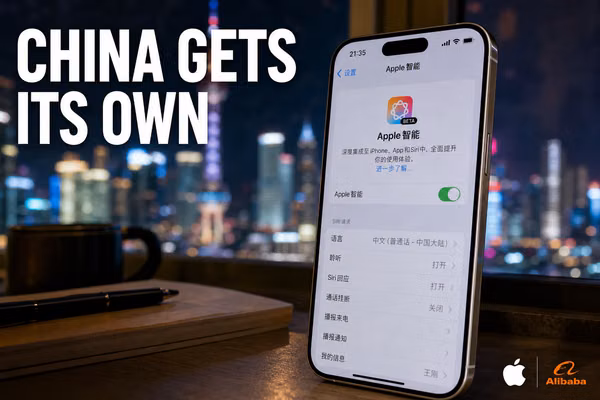 Apple built a China-only model with Alibaba ahead of an iOS launch Feature Image