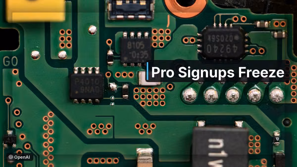 OpenAI Pauses New ChatGPT Pro Signups as Astra Overloads Capacity Feature Image