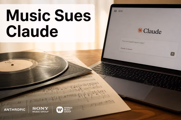 Sony and Warner take Anthropic to court over Claude's training data Feature Image