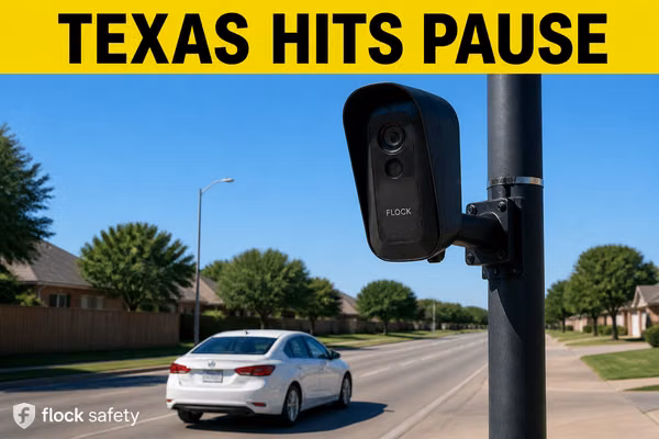 Texas froze the money for more Flock AI cameras Feature Image