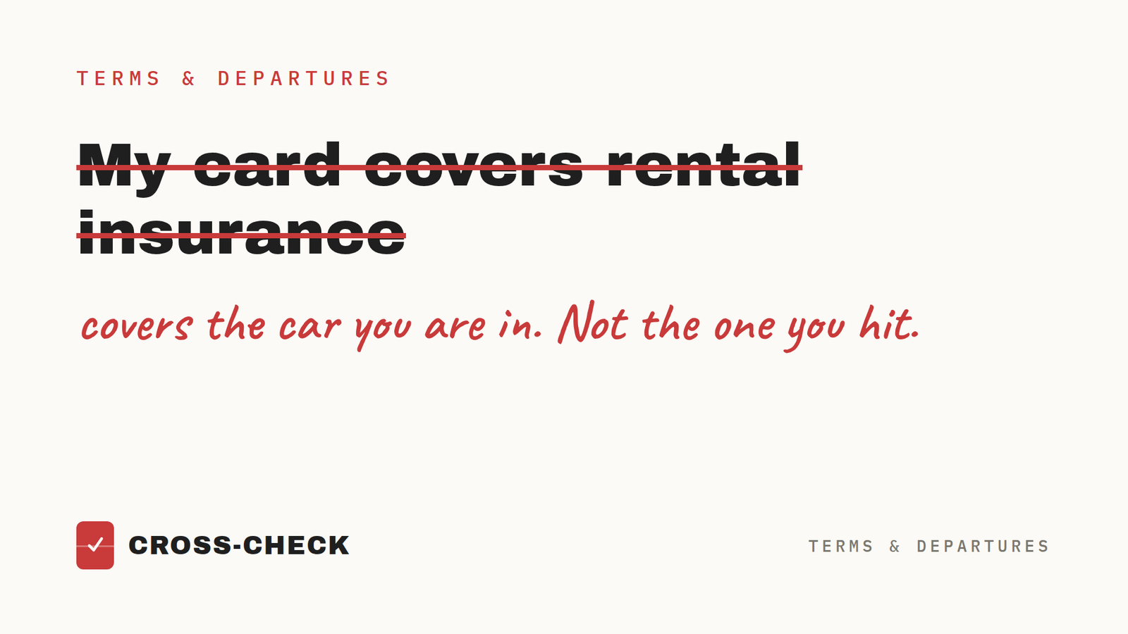 Five states where declining the rental counter's coverage can leave you uninsured