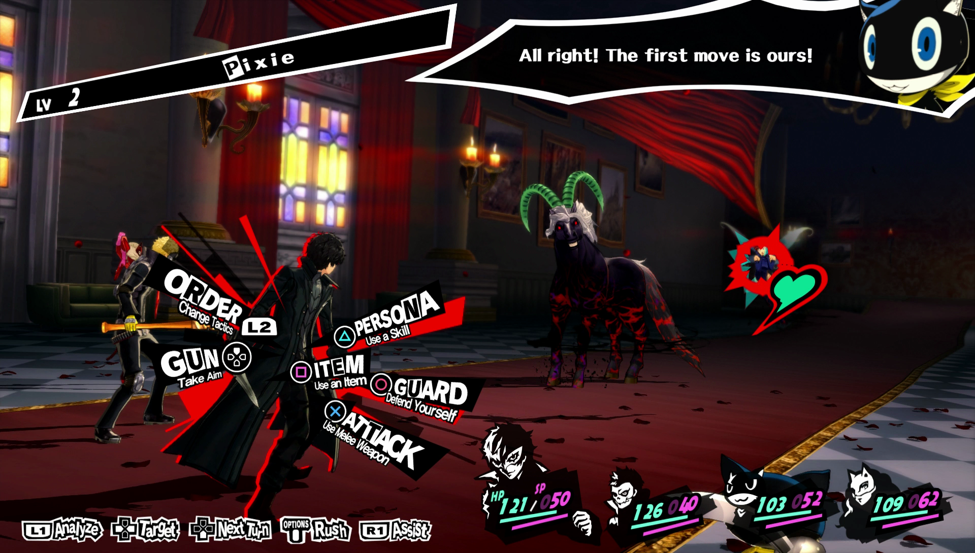 A Battle in Persona 5