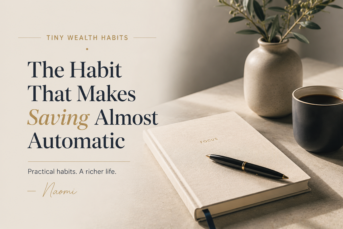 The Habit That Makes Saving Almost Automatic
