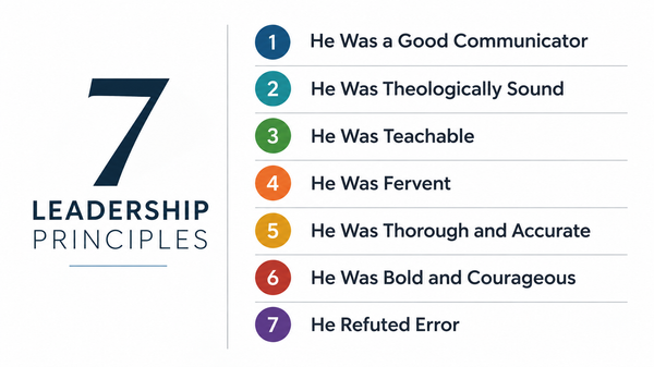7 Leadership Principles from the Life of Apollos