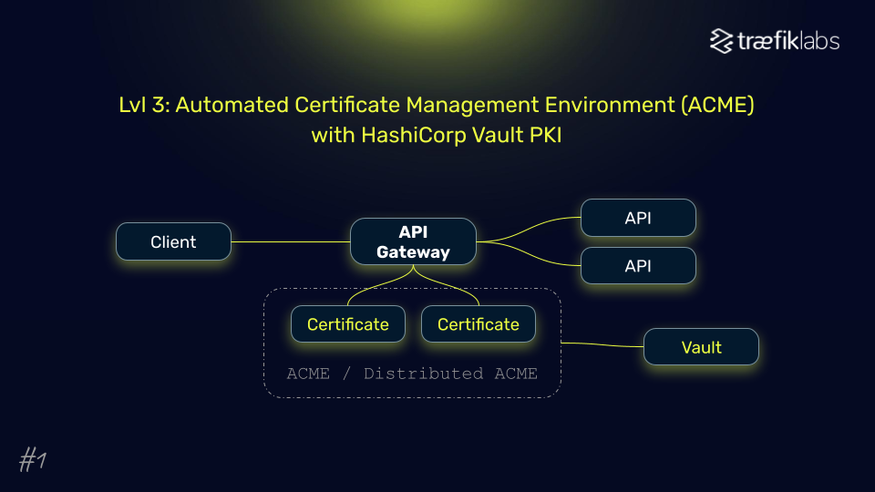TLS with HashiCorp Vault Diagram