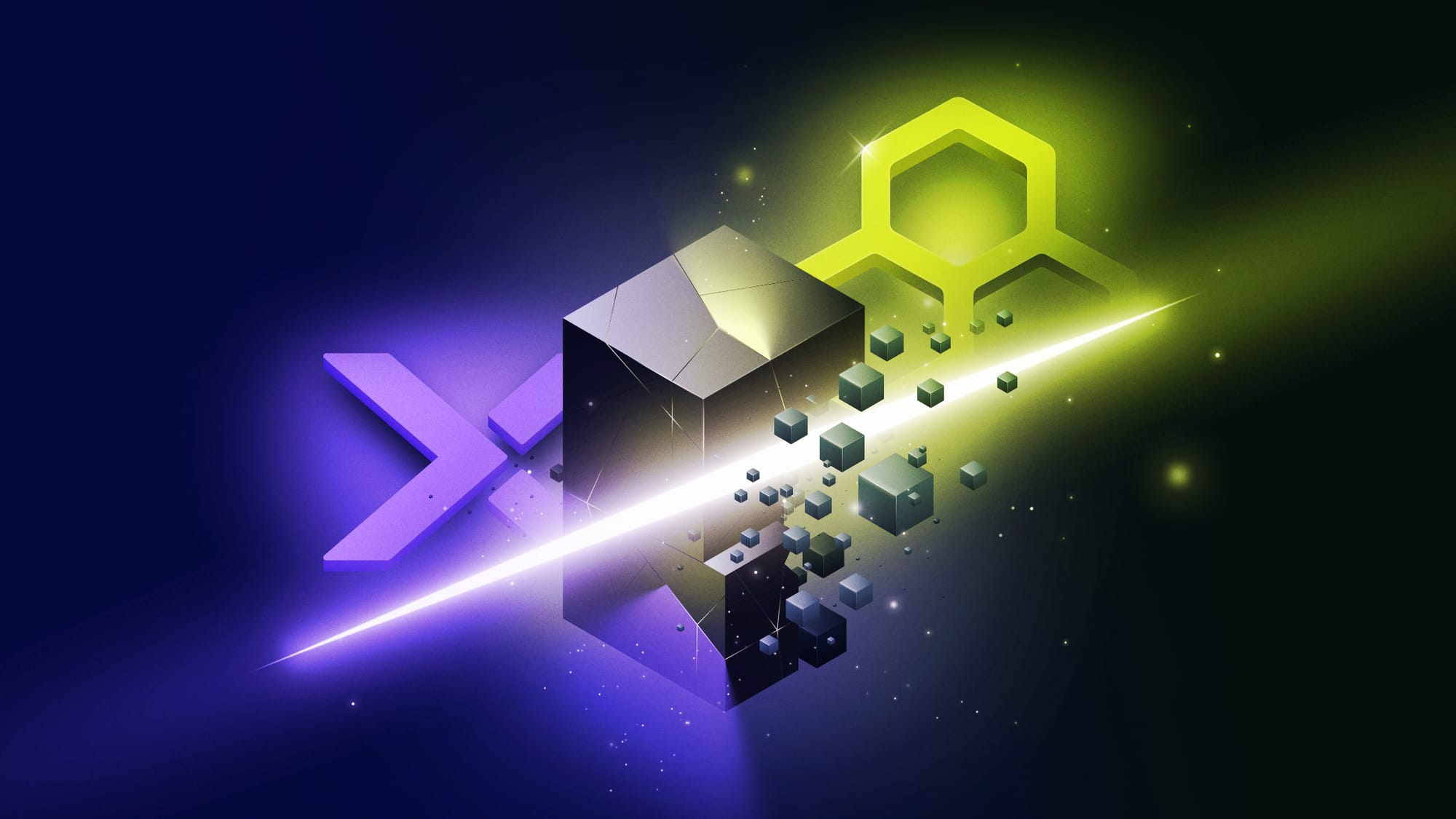 Graphic of breaking monolith with Nutanix and Traefik Hub