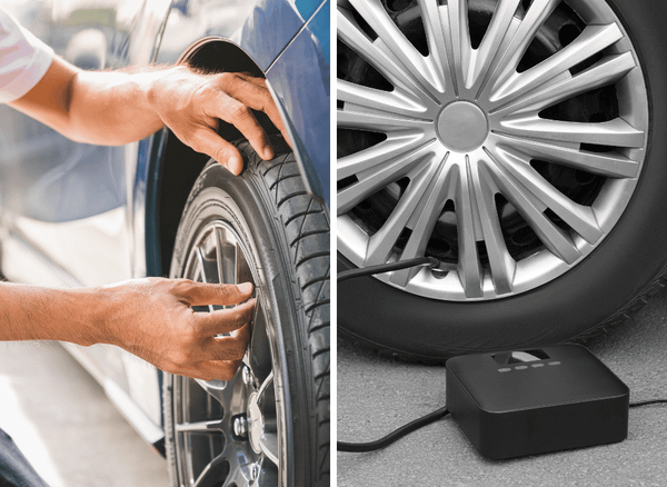 Inflate That Tire with a Portable Air Compressor