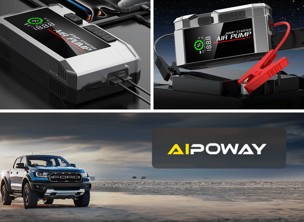 AIPOWAY Car Air Compressor And Jump Starter Has The Power