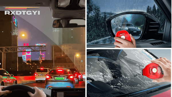Goodbye To Hazardous Glare With Car Glass Oil Film Cleaner