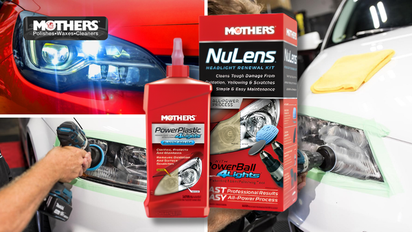Mothers Nulens® Headlight Renewal Kit: Crystal Clarity Fast