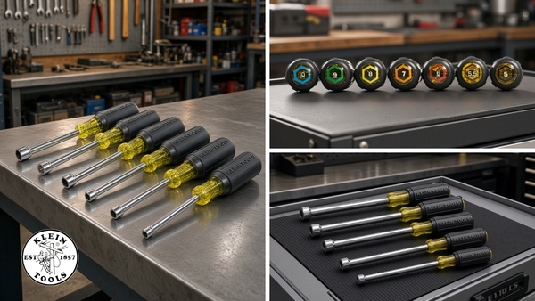 Klein Tools Nut Driver Sets: Magnetic Cushion-Grip Drivers for Pros
