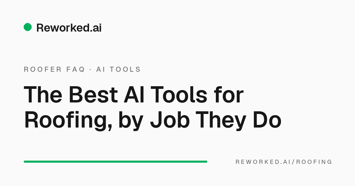 The best AI tools for roofing lead generation in 2026