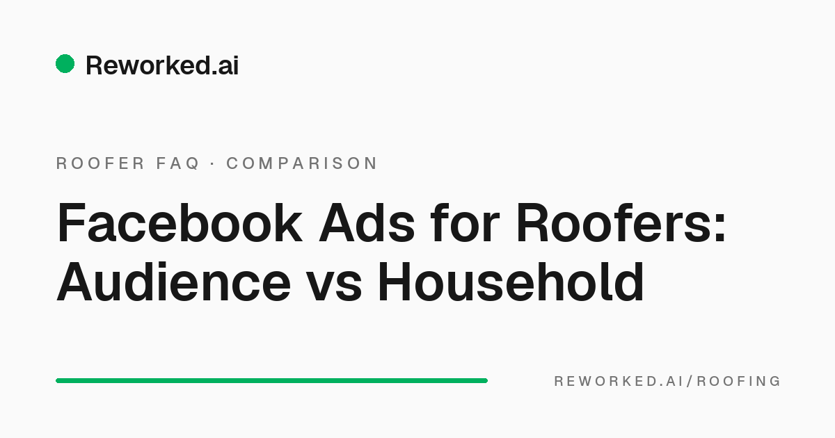 Do Facebook ads work for roofing companies?