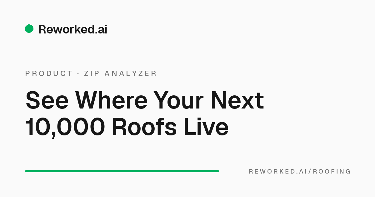 See where your next 10,000 roofs live.