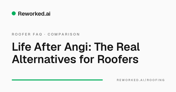 Angi and HomeAdvisor alternatives for roofers
