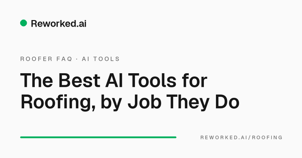 The best AI tools for roofing lead generation in 2026