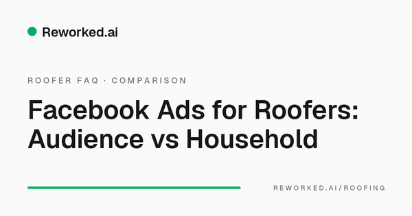 Do Facebook ads work for roofing companies?