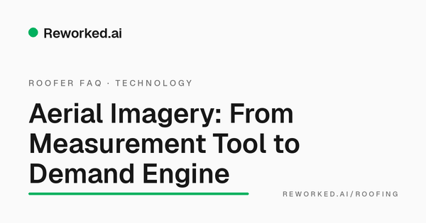 How roofers use aerial imagery from planes to find work
