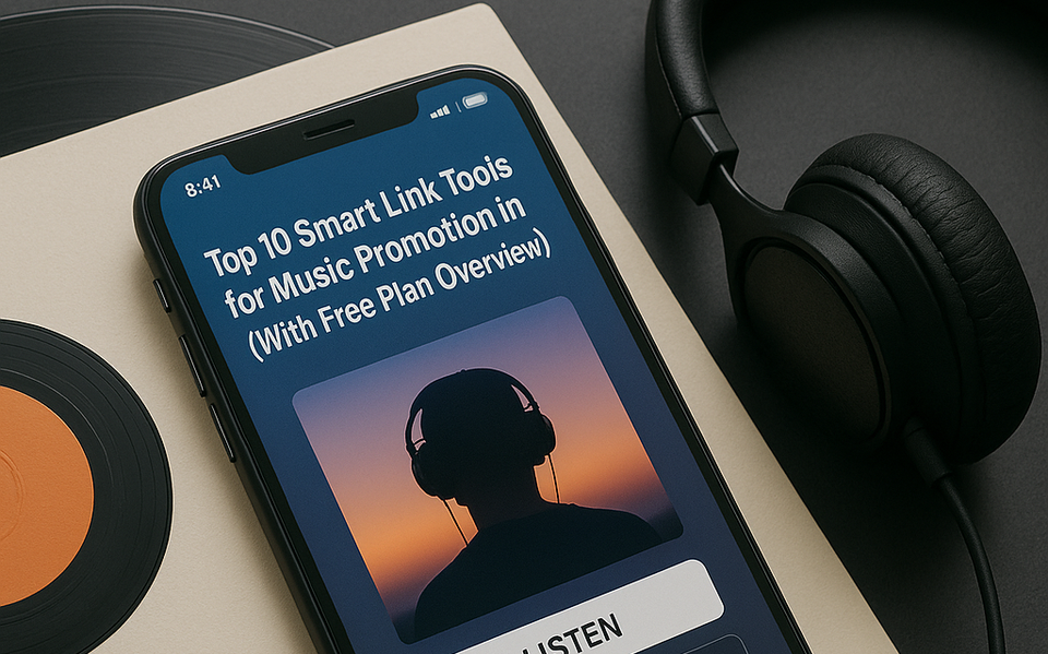 Top 10 Smart Link Tools for Music Promotion in 2025 (With Free Plan Overview)