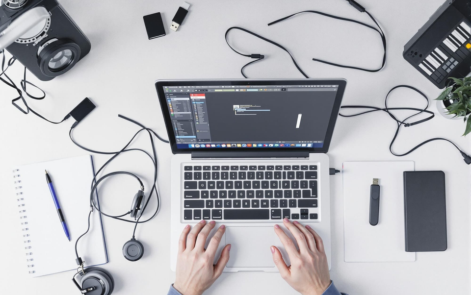 Prozess des Uploads eines Songs zu NexaTunes - Tutorial - grafisch dargestell