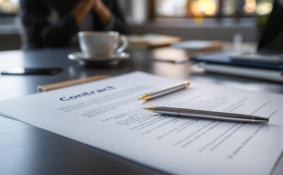 Show a contact on a table - Right & Publishing Legal Basics for Independent Artists