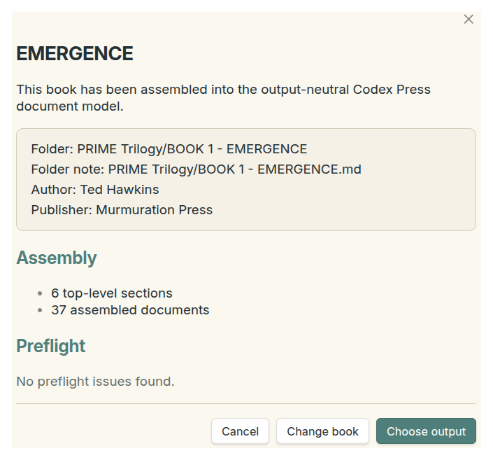 A Codex Press Milestone