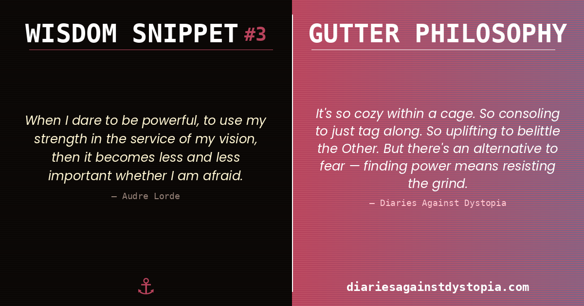 Wisdom Snippet #3