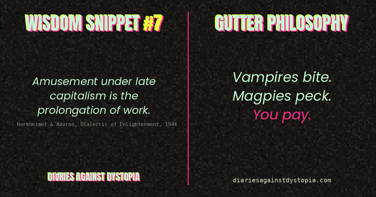 WISDOM SNIPPET #7