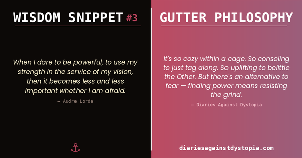 Wisdom Snippet #3