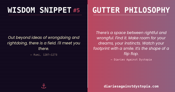 Wisdom Snippet #5
