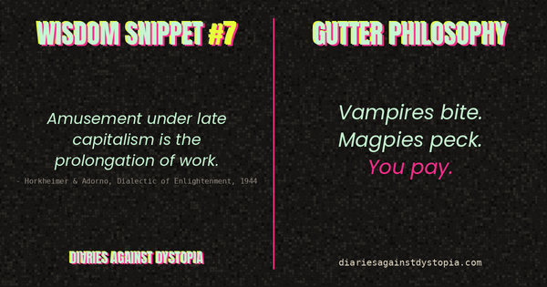 WISDOM SNIPPET #7