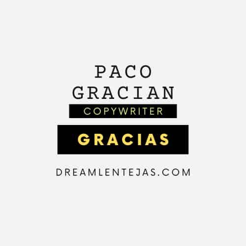 Gracias. De corazón.