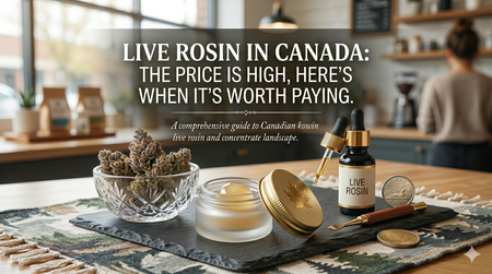 Live rosin in Canada: the price is high, here's when it's worth paying