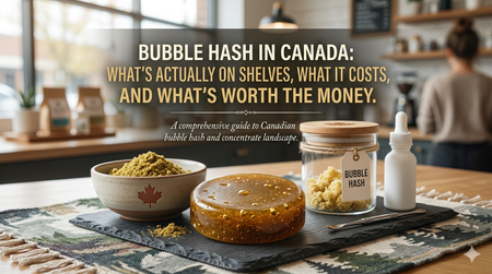 Bubble hash in Canada: what's actually on shelves, what it costs, and what's worth the money