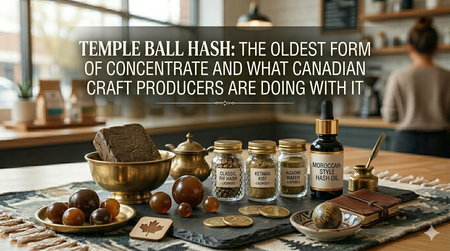 Temple ball hash: the oldest form of concentrate and what Canadian craft producers are doing with it