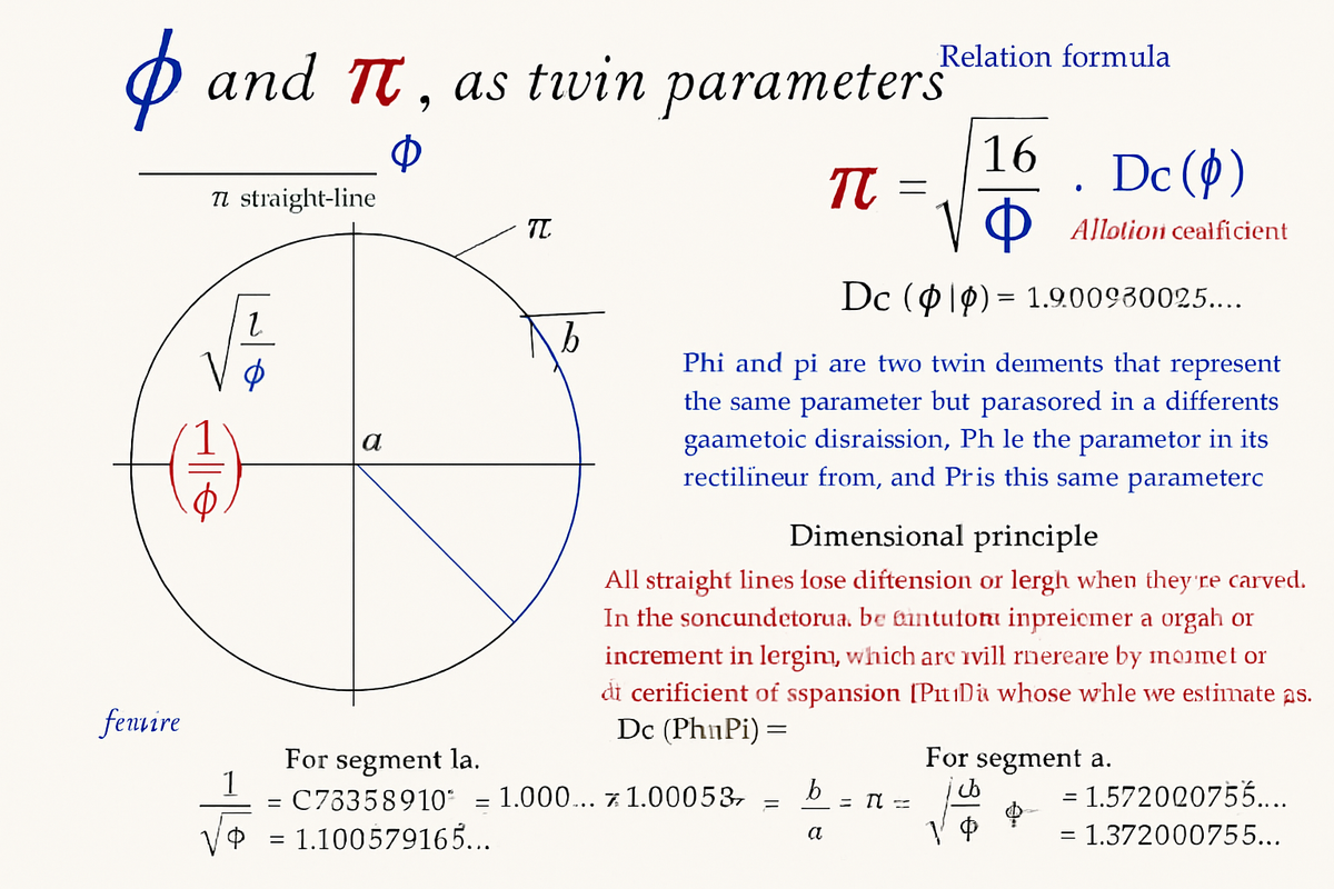 Phi and Pi: Twin Parameters of the Curve