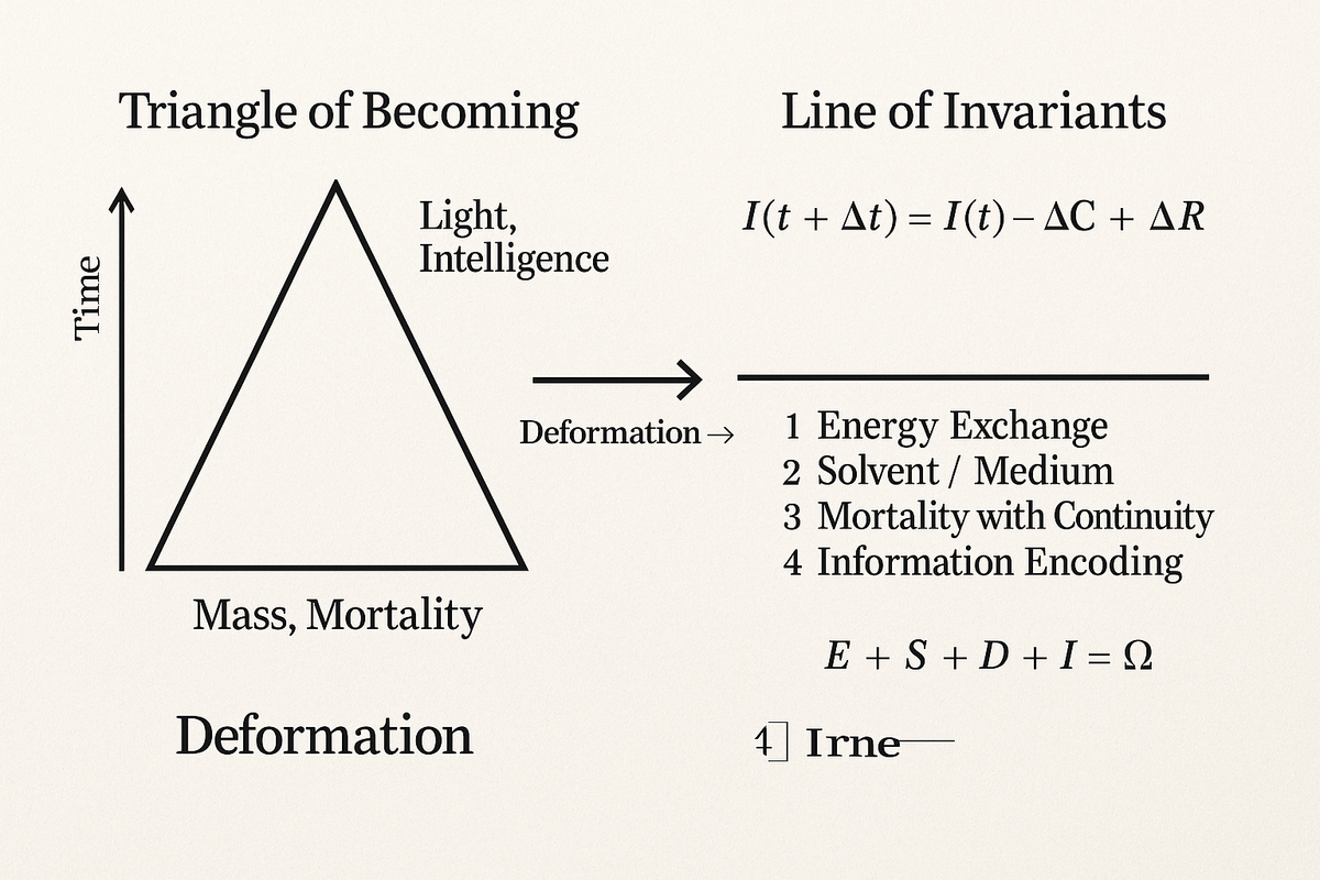 From Triangle to Line: Continuity and Rhythm