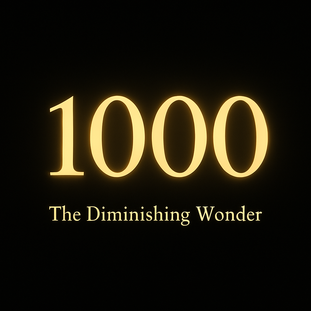 The First Thousand Dollars: A Study in Wonder and Diminishing Return