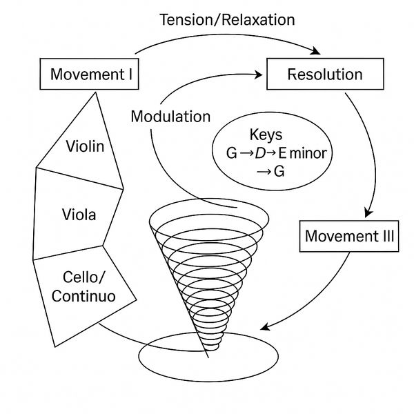 Geometry & Structure in Brandenburg Concerto No. 3
